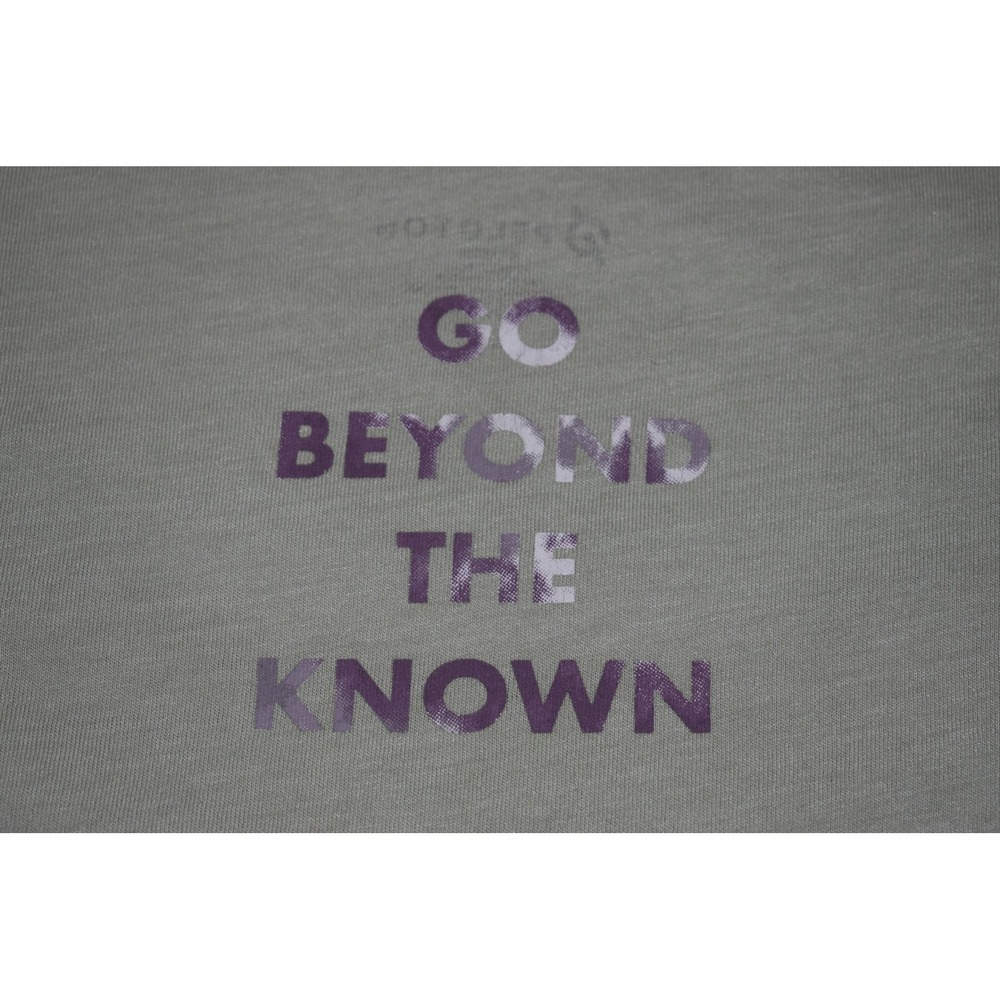 Peloton Tank Top Women XL Sage Green Go Beyond The Known Graphic Sleeveless Tee - Picture 15 of 16